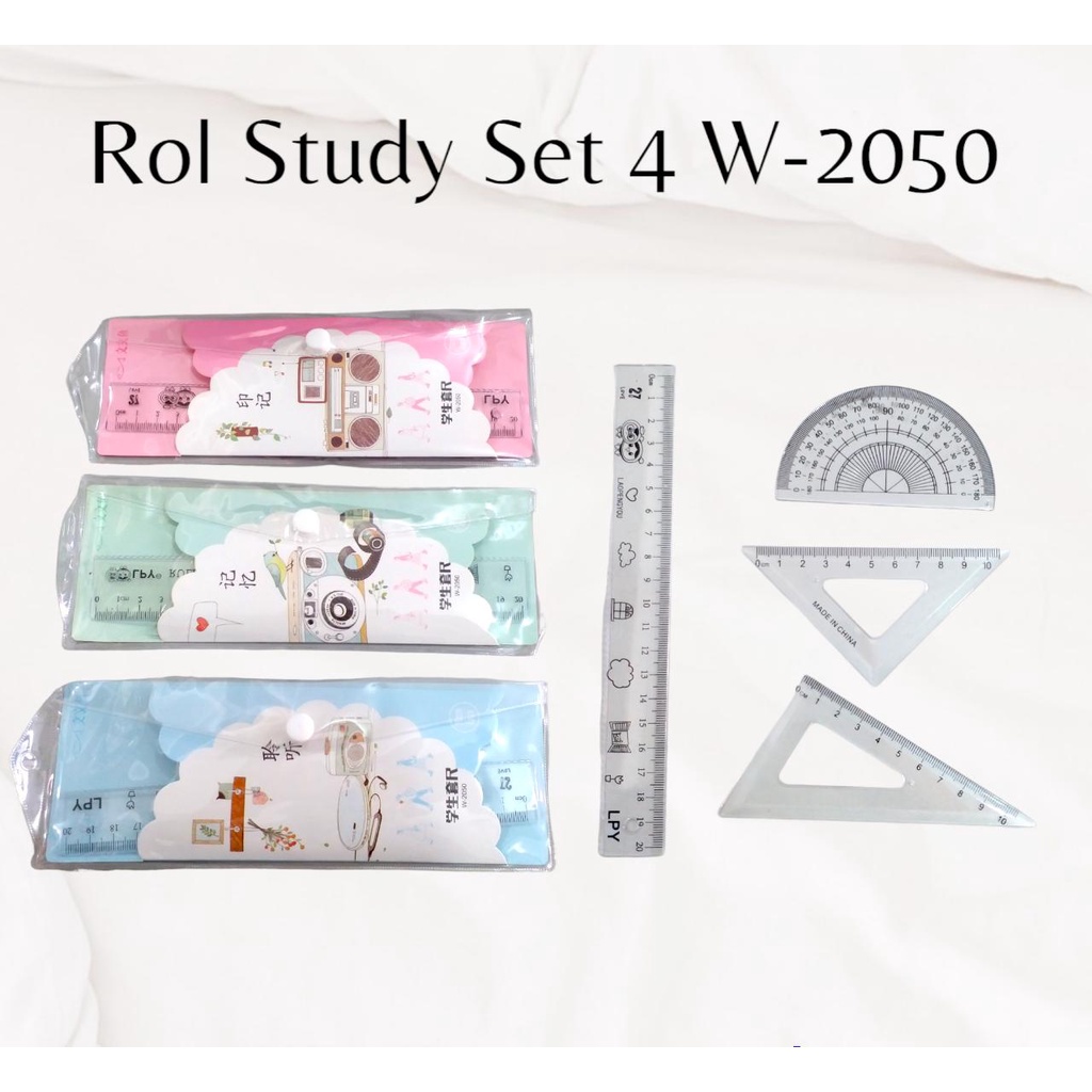 

PENGGARIS PLASTIK 1 SET 4 MODEL / RULER 1 SET