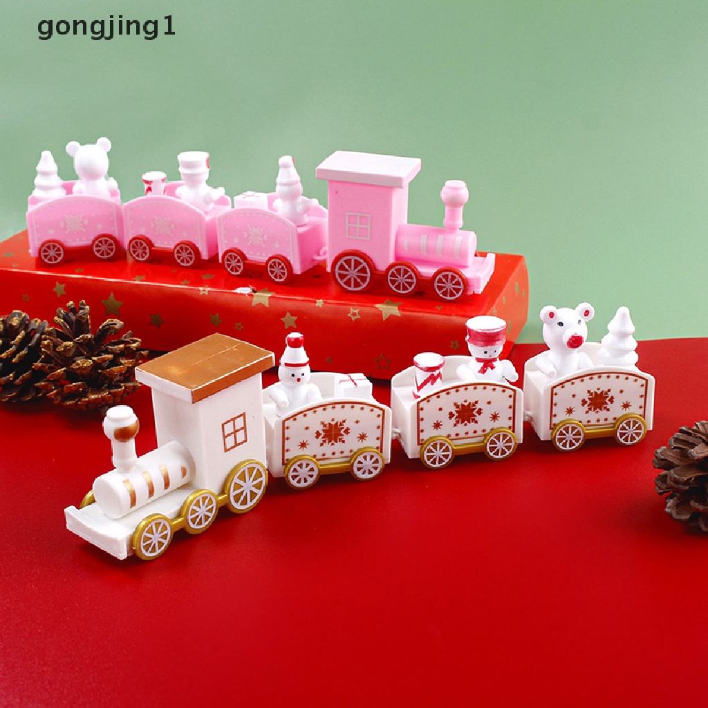 Ggg 1Pc Kereta Natal Plastik Hiasan Kue 2023hiasan Natal Xmas Gift ID