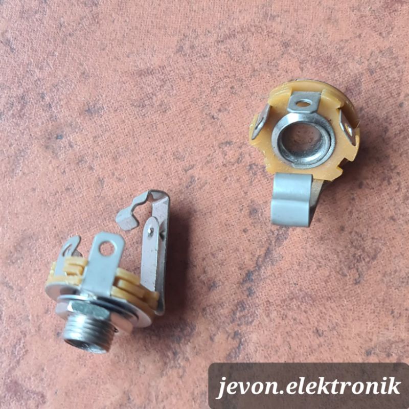 Soket Mic Akai Mono Stereo Kotak PCB Besi Socket