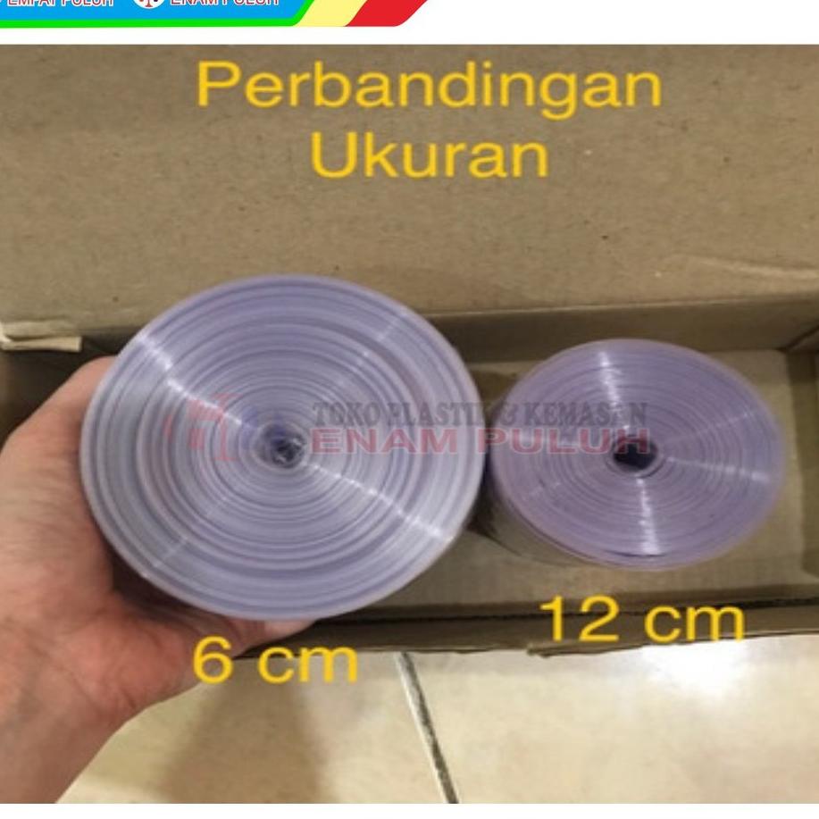 

O(76㊚) Plastik Shrink Sreng segel kiloan kg film pvc thermal wrap wrapping viral