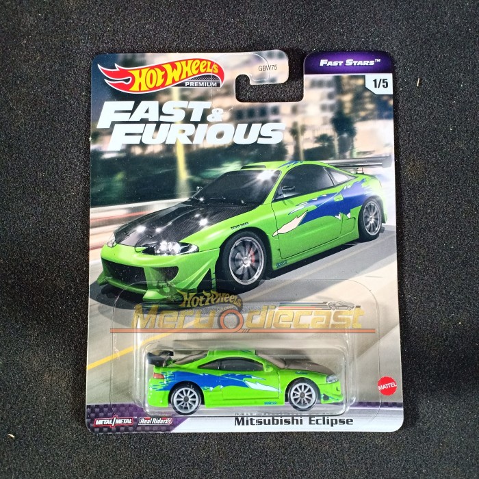 HOT WHEELS MITSUBUISHI ECLIPSE FAST FURIOUS FAST STARS