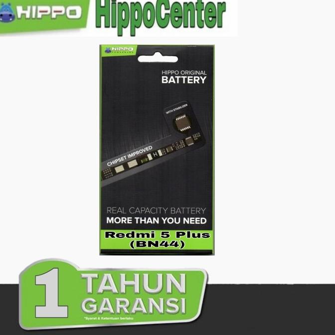 Baterai Hippo Xiaomi Xiao Mi Redmi 5 Plus ( Bn44 ) 4000Mah