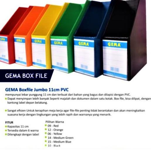 

☺_☻ BOX FILE JUMBO BESAR PVC GEMA BOKS FILE FAIL PVC RAK KERTAS MAGAZINE HOLDER BOOK HOLDER WARNA