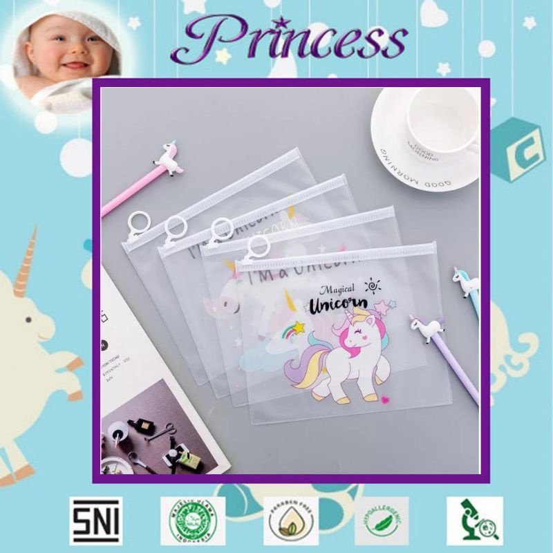 

Tempat Pensil - AC 08 - Tas Pouch Kosmetik Transparan Motif Karakter - Princess Baby Shop