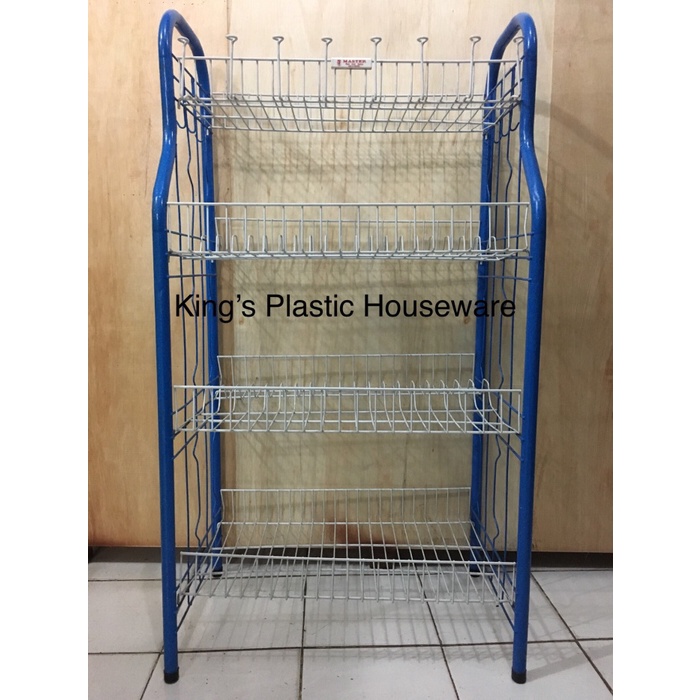 Rak Piring Rak Piring Master Jumbo 4 Susun Ro 4 Besi Tebal Anti Karat