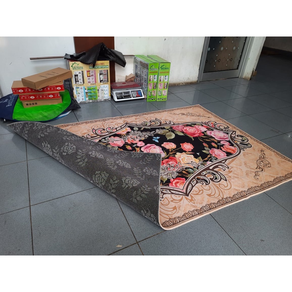 PROMO KARPET Rumah Klasik Design Permadani Murah &amp; Berkualitas karpet Anti Slip Ukuran 90 X 150CM  Anti Luntur -COD