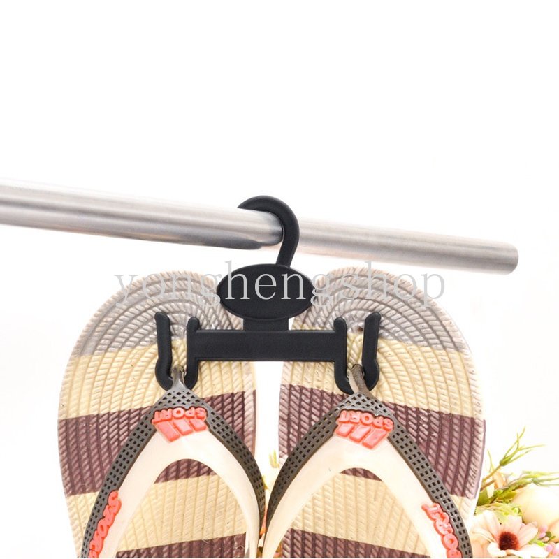 10pcs /set Flip Flop Tahan Lama Gantungan Sandal Sendal Shoe Hook Portable Praktis Display Sepatu Pengering Rak Sepatu