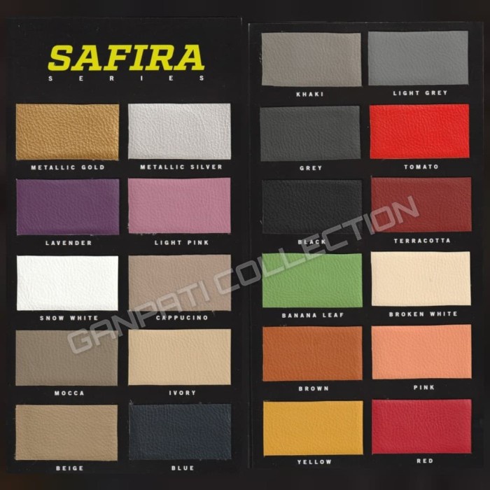 Kain Oskar Oscar Kulit Sofa Jok Sintetis Imitasi Kulit Jeruk - Safira