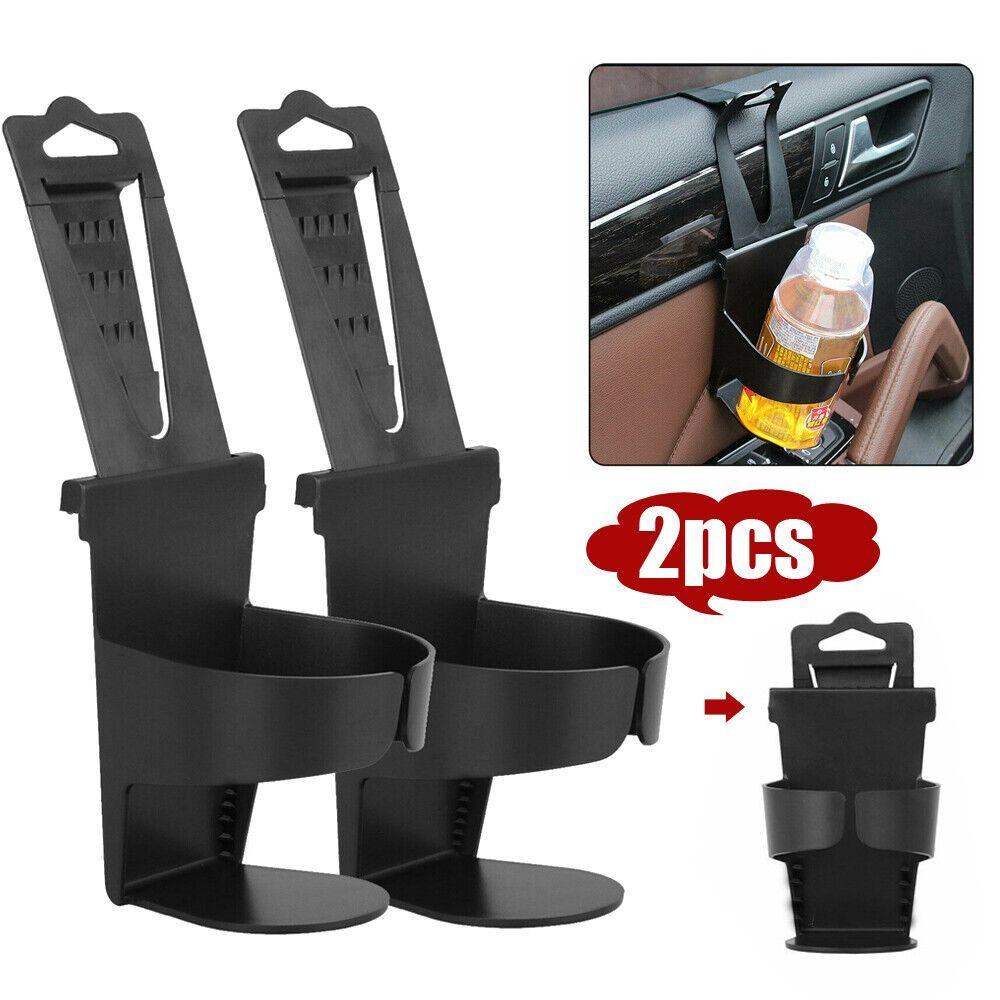 POPULAR 2pcs Car Cup Holder Stretchable Aksesoris Mobil Penahan Minuman Dudukan Pintu