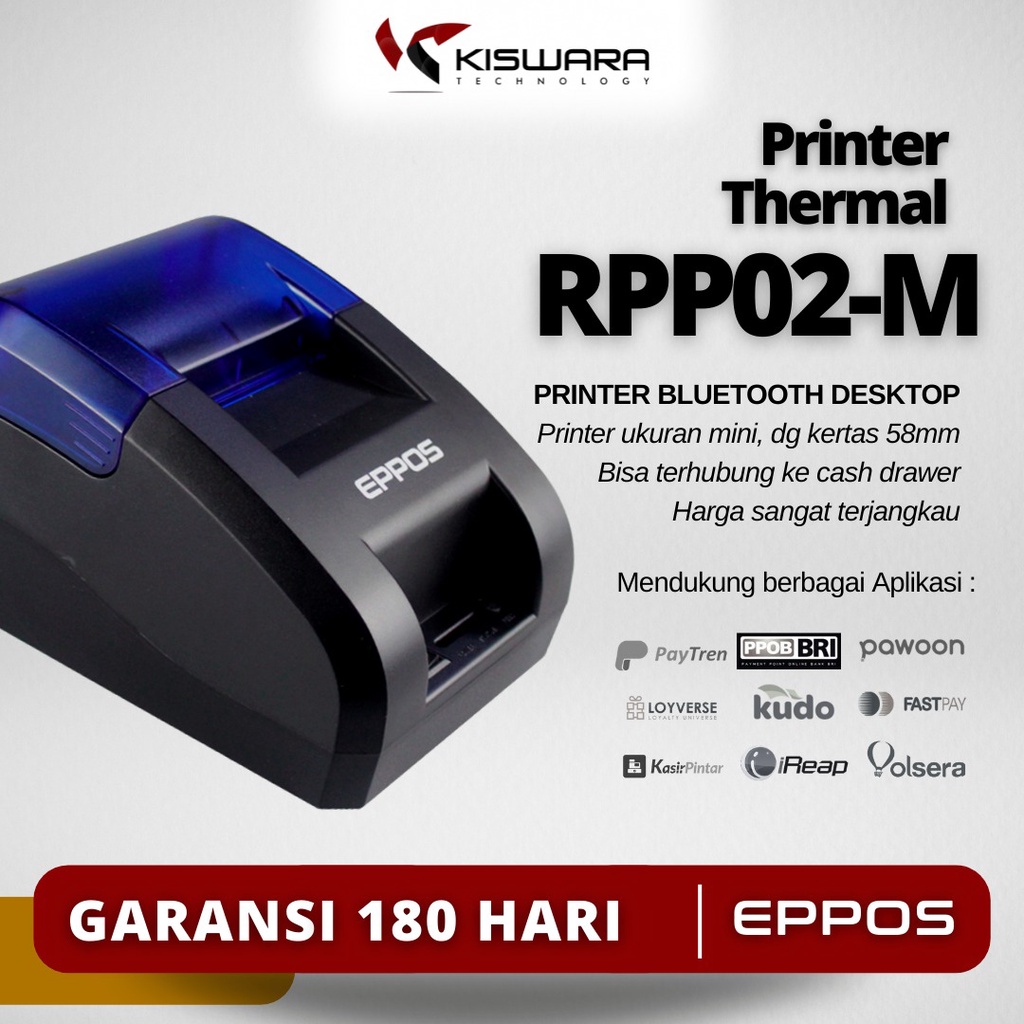 Printer ressi shopee printer kasir Thermal RPP02 USB BLUETOOT 58MM