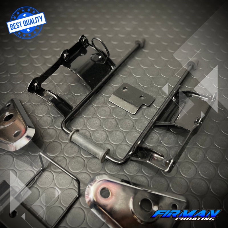 BRIKET BREKET BRACKET KUPINGAN LAMPU OVAL RX KING BAHAN TERBAIK (sepaket)