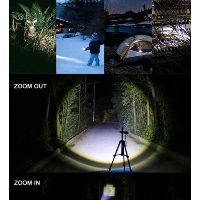 Paket senter swatt 99000 Watt Original - Senter Super terang  - senter gunung Led super zoom