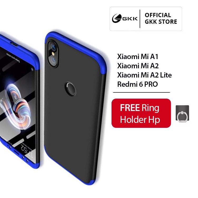 Best Seller GKK Xiaomi Mi A1 A2 A2 Lite / Redmi 6 PRO Casing Hardcase 360 Bumper Anti Retak Original