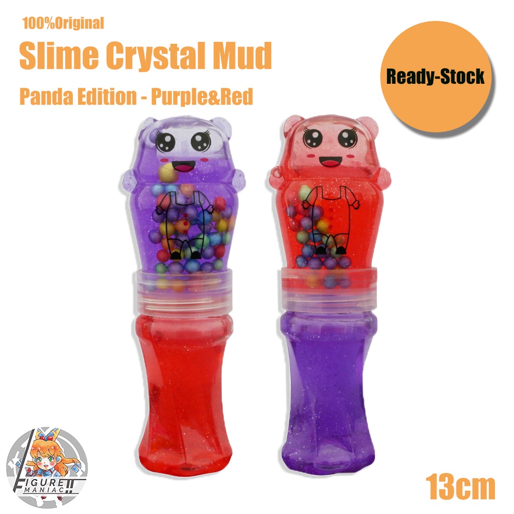 Mainan Anak - Slime Panda Edition Import Premium Slime Lucu Cute Slime Aman Crystal Mud Galaxy Mud