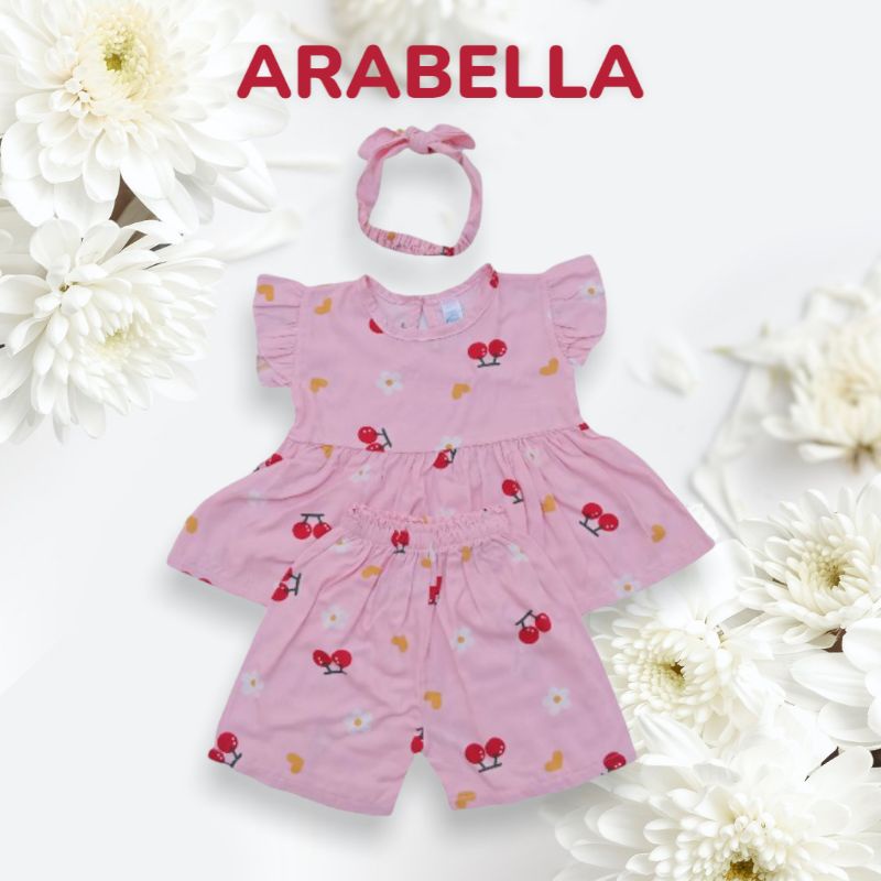1 - 4t ARABELLA SET VERSI 1 arabella setelan baju anak little koda baju bayi