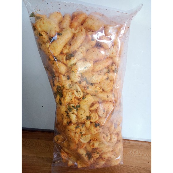 

Makaroni Pedas 500 gram Extra Daun jeruk Bumbu Lekoh