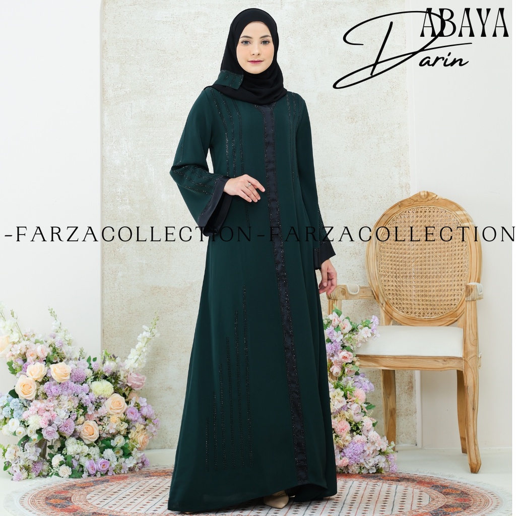 Darin Abaya Fursan Silk Saudi by Farza Collection