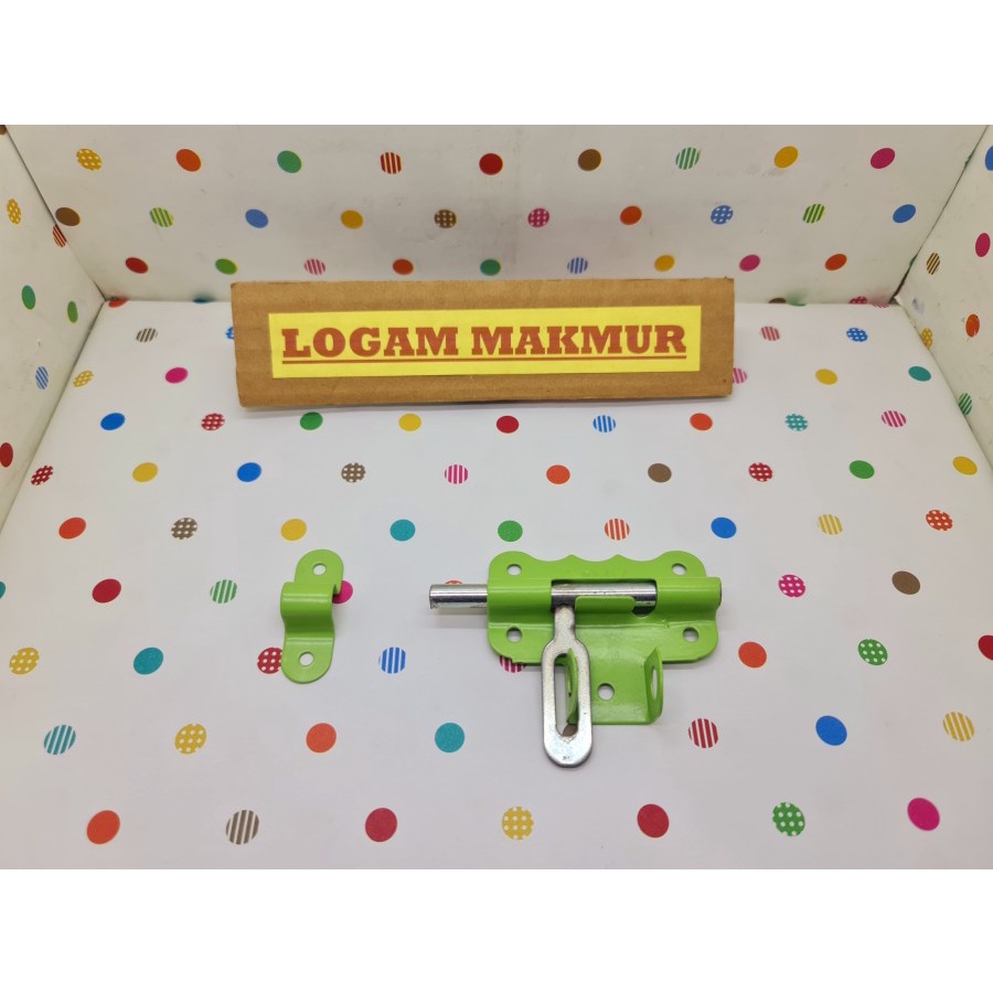 1 PC - GRENDEL GEMBOK OVERPAL PANJANG 7CM UNTUK JENDELA & PINTU