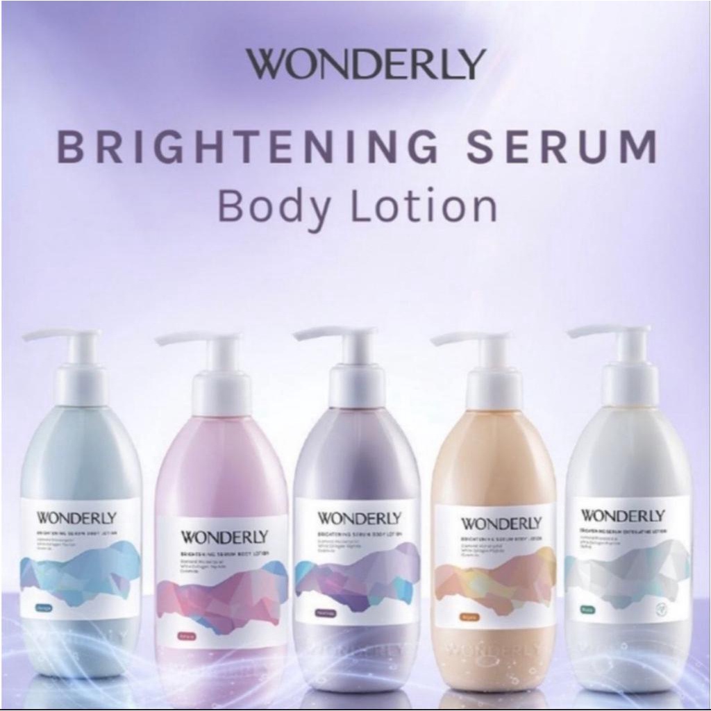 WONDERLY Brightening Serum Body lotion Fearless / Lotion Pemutih Badan