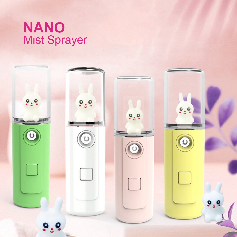 Nano Mist Sprayer 30ML Karakter Kelinci Penyemprot Uap Air