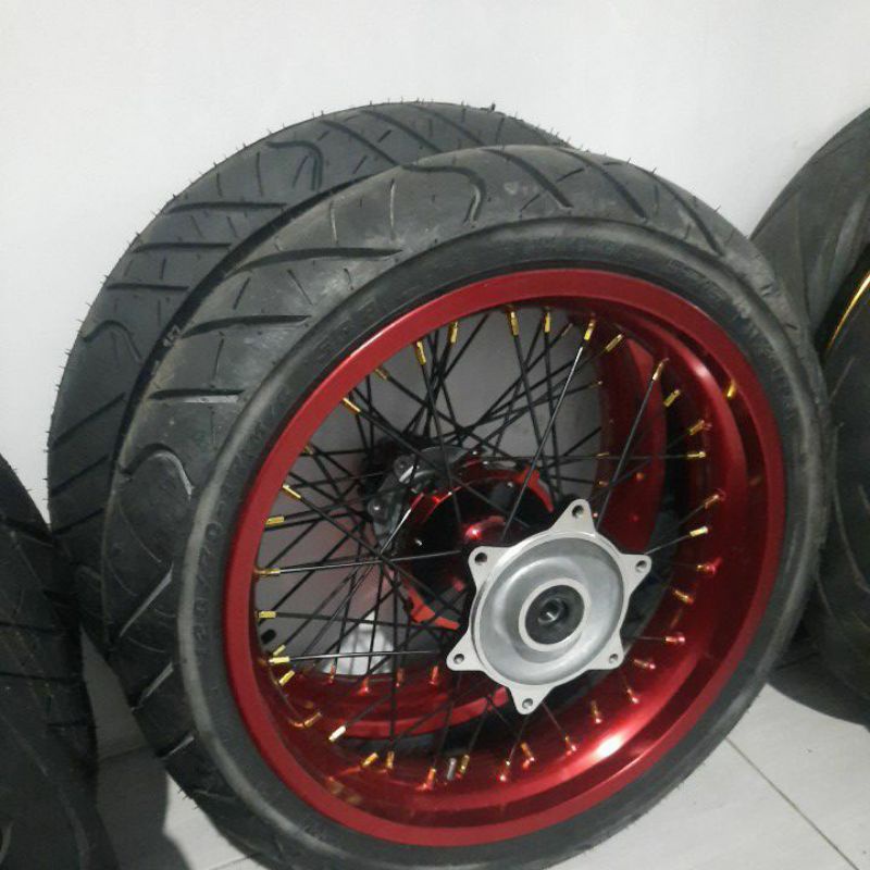 PAKET SUPERMOTO CRF MERAH