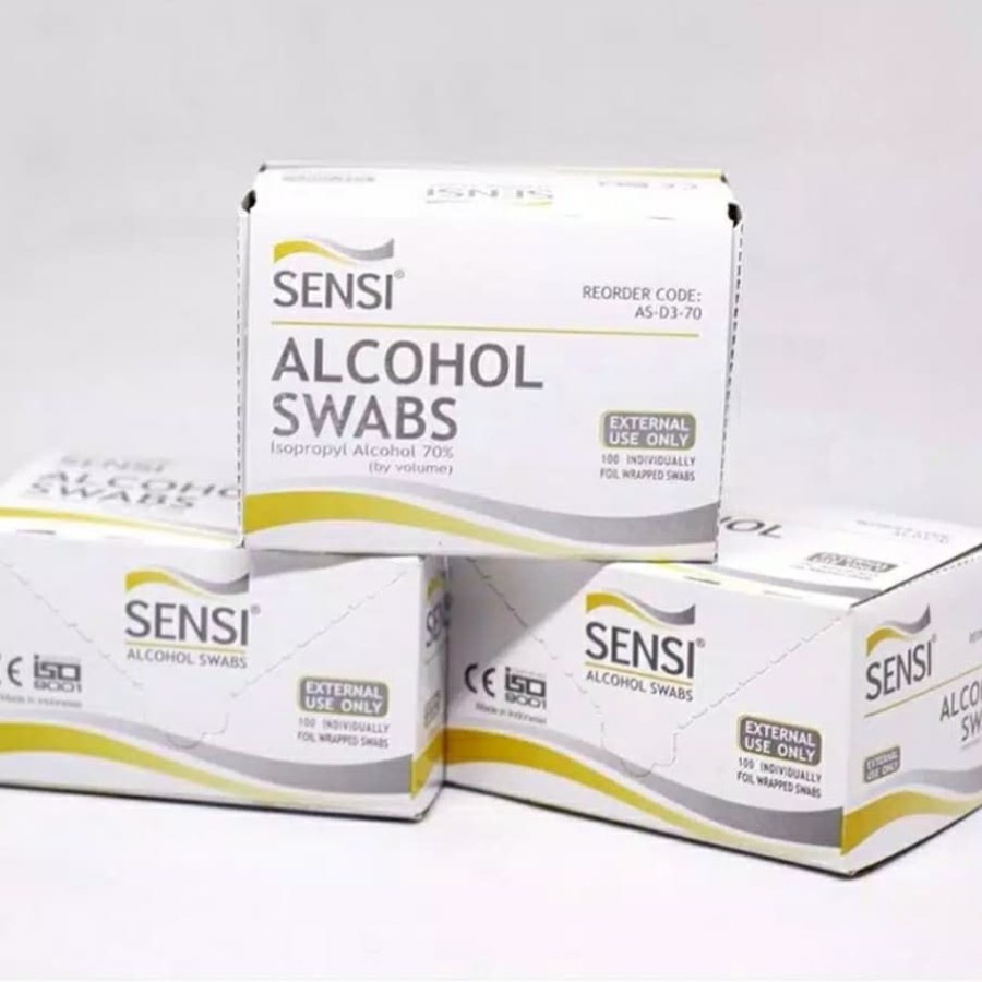 Alcohol Swabs SENSI isi 100lembar