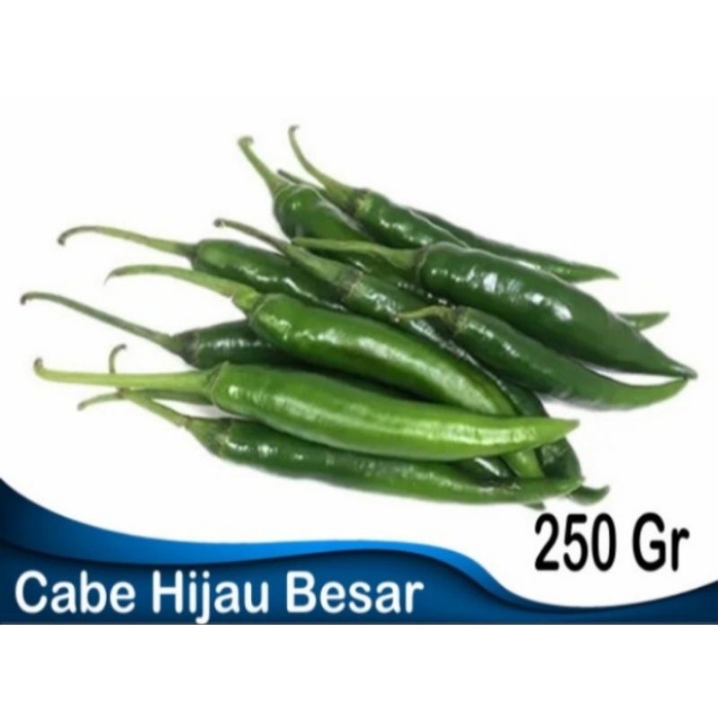 

Cabe Hijau Besar 250 gram