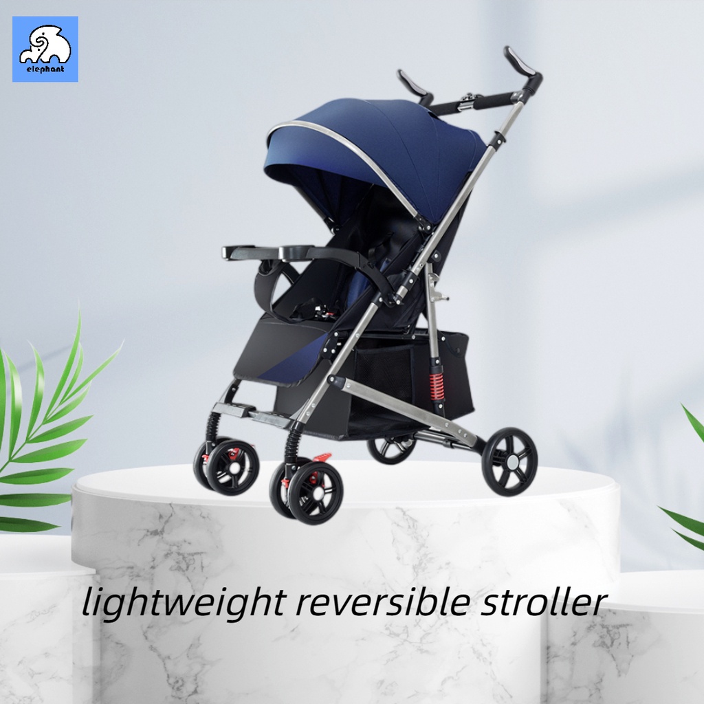 Baby Stroller Kereta Bayi 2-Way Travel With Umbrella Lightweight Foldable Stroller for Baby Cabin Size sangat ringan Stroller