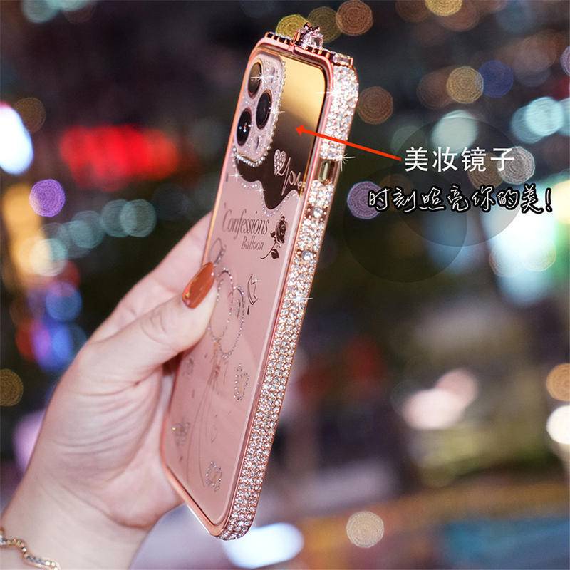 Glitter Berlian Imitasi Case Untuk iPhone14 13 12 11 Pro Max Plus Case Shockproof Metal Bumper Cover Untuk iPhone14 iPhone12 iPhone13 iPhone 14 Pro Max14 Plus Case