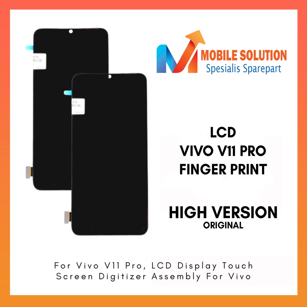 Grosir LCD Vivo V11 Pro Finger Print OLED Fullset Touchscreen Original 100% Garansi 1 Bulan + Packing