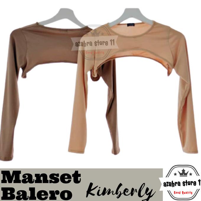 Manset Lengan Panjang Sambung Balero Crop Top Kimberly