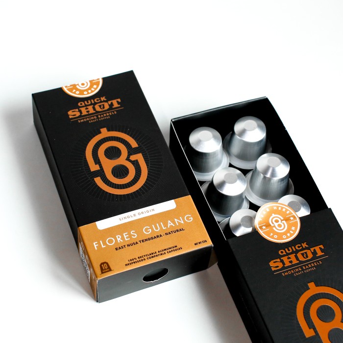 

Quick Shot Coffee Capsule - Flores Gulang / Kopi Kapsul Nespresso