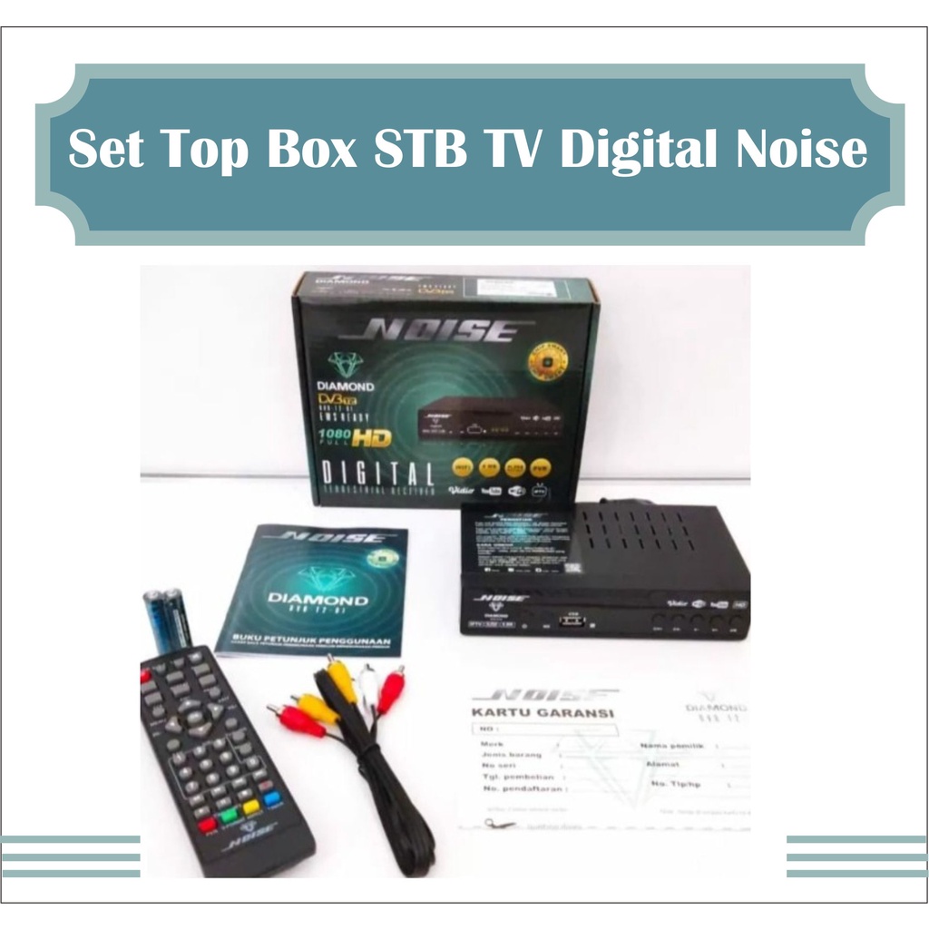 Set Top Box STB TV Digital Noise DVB-T2 Full HD