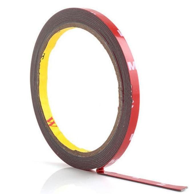 

Double Tape 3M 8Mm X 5 Meter Merah Perekat Lem Bolak Balik 3M