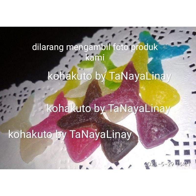 

kohakuto bentuk ekor mermaid toples medium 300ml