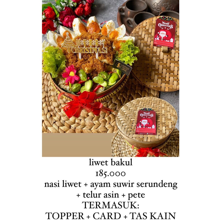 

Liwet Bakul Hampers Natal / Christmas Edition