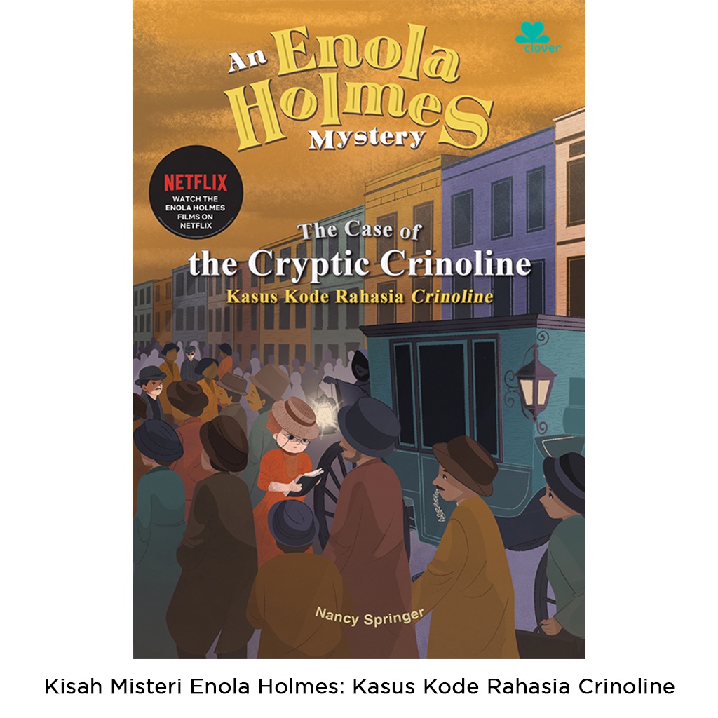 Gramedia Bali - Kisah Misteri Enola Holmes: Kasus Kode Rahasia Crinoline