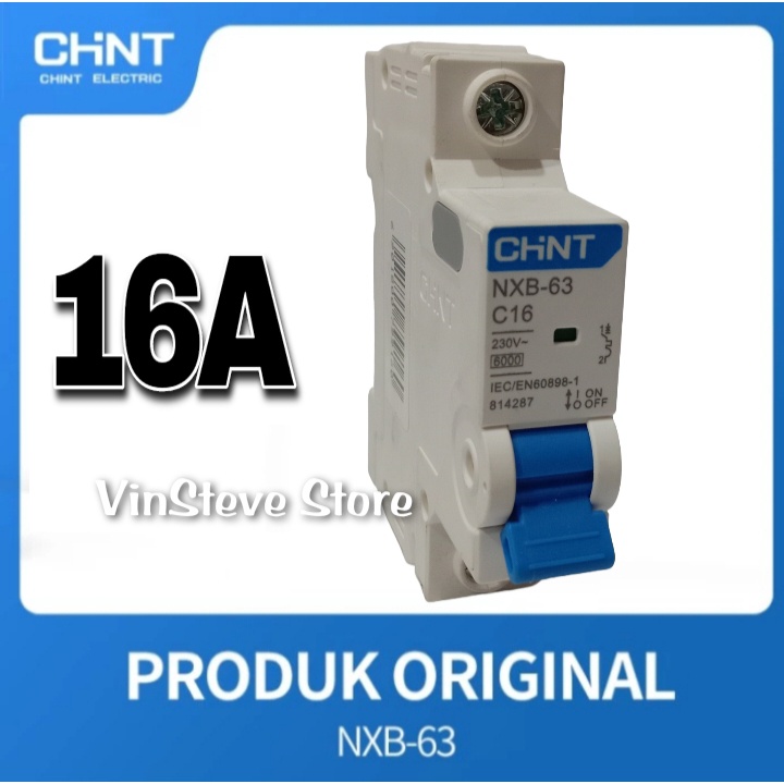 MCB Chint NXB-63 16A 1 Phase