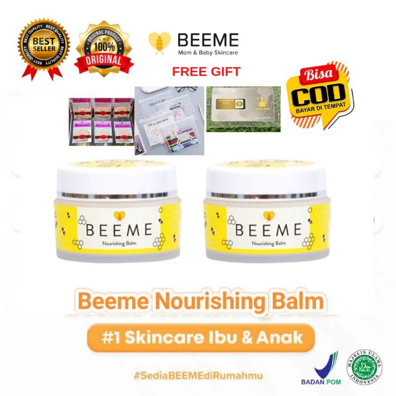 BEEME NOURISHING BALM 2 PCS FREE EMAS