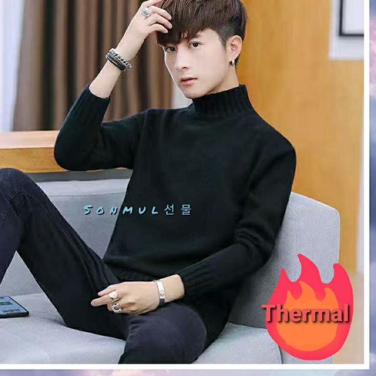 Murah Banget WINTER MAN TURTLENECK KNIT TOP IMPORT 'ARTHUR' BAJU RAJUT PRIA MUSIM DINGIN