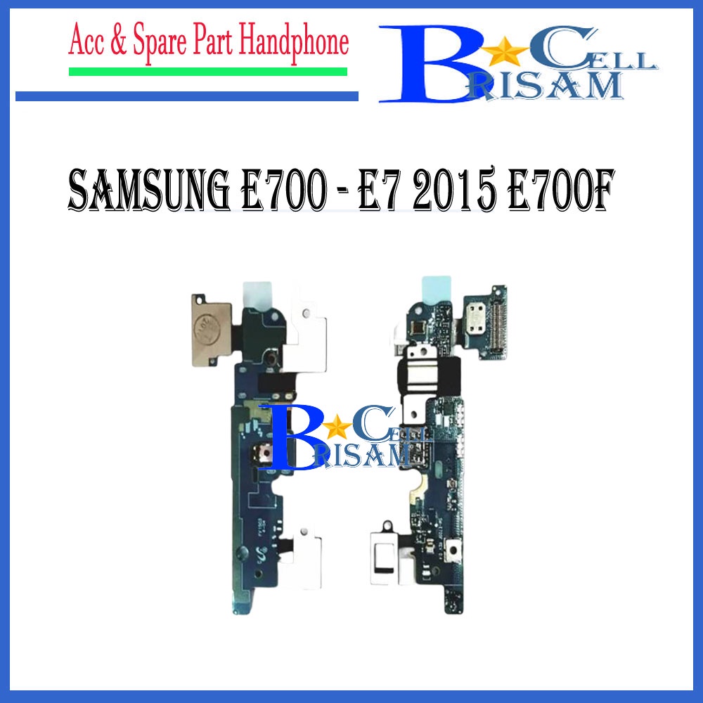 Original Flexible Konektor Charger MIC Sensor Back Samsung Galaxy E700 - E7 2015 E700F Fleksibel Cas
