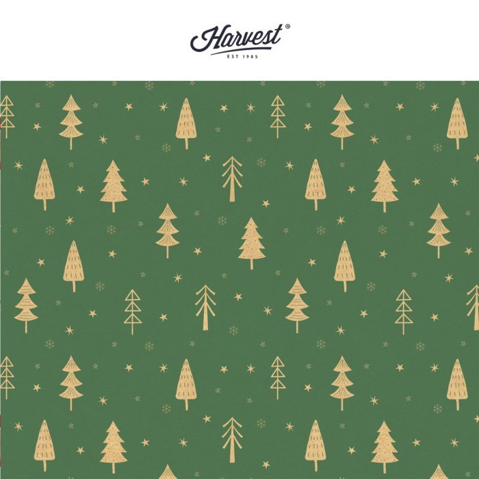 

BUY 3 GET 4 Kertas Kado Natal Harvest Xmas Shining - Green Tree