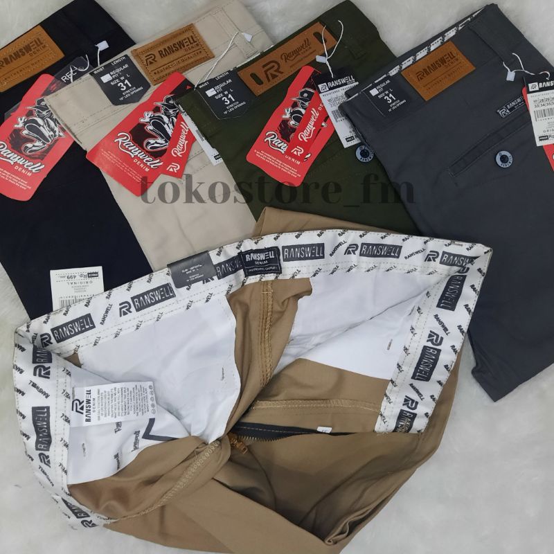 Celana Chino Pria Panjang Casual Premium Reguler fit