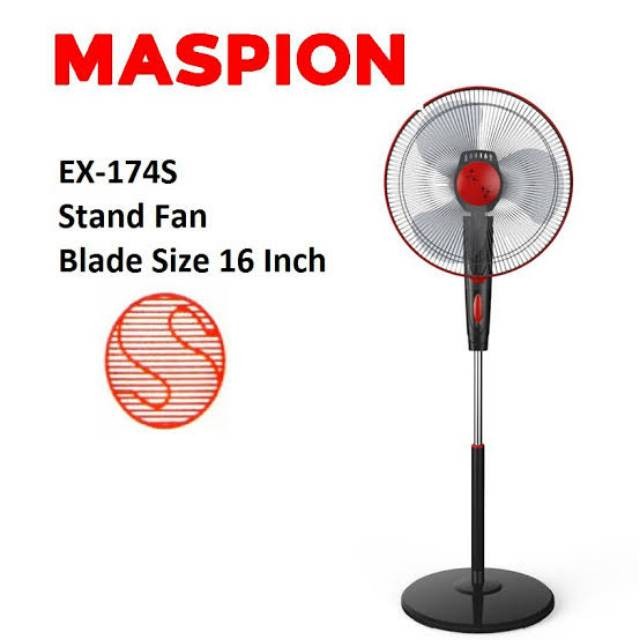 MASPION Stand Fan Kipas Angin Berdiri EX 174 maspion