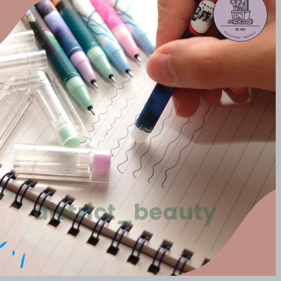 

GH2♚ 12 pcs PULPEN BISA DIHAPUS DEMON SLAYER PULPEN HAPUS ANIME ERASABLE PEN ANIME MOTIF Ready Banyak
