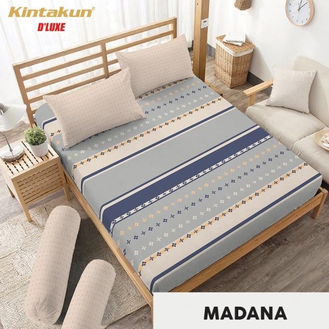 RM Sprei kintakun d'luxe 180 x 200 motif madana