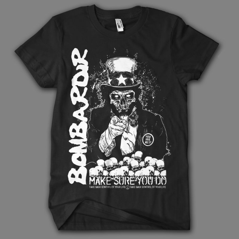 KAOS BAND PUNK BOMBARDIR