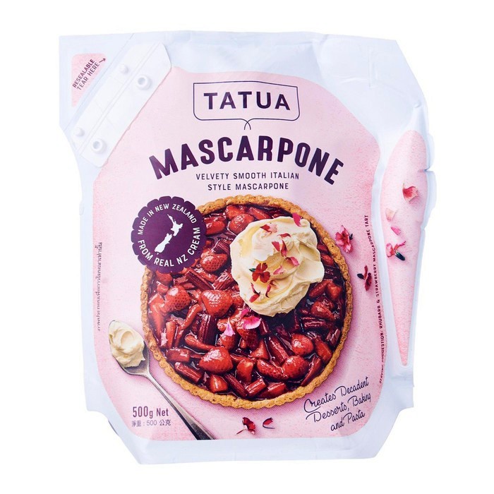 

Tatua Mascarpone Cheese 500gr (KHUSUS KURIR INSTAN)