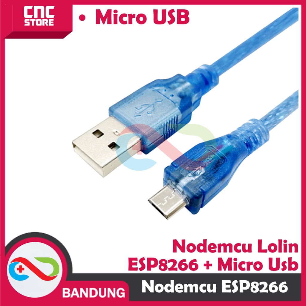 NODEMCU LUA WIFI V3 4MB 32MBITS CH340 FLASH ESP8266 ESP12 + KABEL MICRO USB