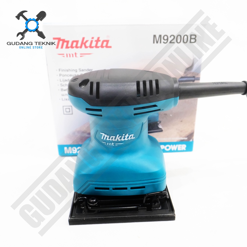 Mesin Amplas MAKITA M9200B MAKTEC MT925 / Palm Sander Maktec MT 925 9200 - Mesin Amplas Kotak MAKTEC MAKITA